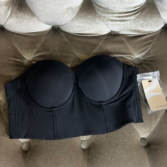 Lively Low Back underwire removable strapless 34A bra NWT - Picture 3 of 9